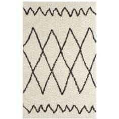 VERVELEY Berberský huňatý koberec AYA 472, 120 x 160 cm, krémový