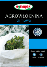 Agrimpex Zimné netkané rúno hrubé 1,6 m x 5 m biele