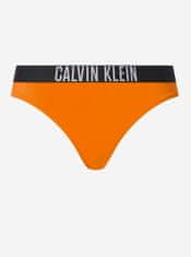 Calvin Klein Oranžový dámsky spodný diel plaviek Calvin Klein XS