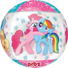 Amscan Fóliový balón orbz My Little Pony Transparent 40cm