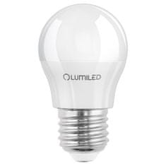 LUMILED 6x LED žiarovka E27 P45 5W = 40W 470lm 3000K Teplá biela 180°