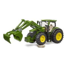 BRUDER Traktor John Deere 7R 350 s čelným nakladačom