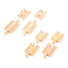 Bigjigs Rail Spojky koľají 7 cm 8 ks