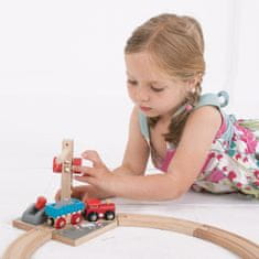 Bigjigs Rail Žeriav so štrkom