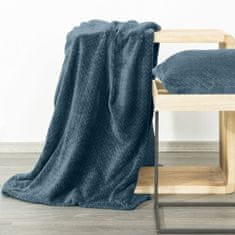 DESIGN 91 Jednofarebná deka - Cindy 3 modrá, š. 200 cm x d. 220 cm
