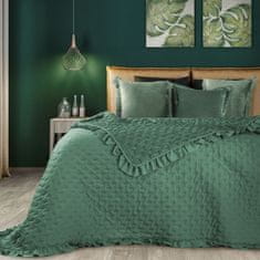 Eurofirany Prehoz na posteľ Libi 170x210 cm Zelený