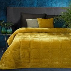Eurofirany Prehoz na posteľ Kristin 2 170x210 cm Zlatý