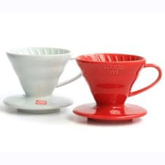 Hario Dripper V60-01 keramický červený