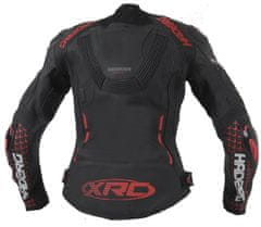 XRC Dámská bunda na moto Haderg 2.0 blk/grey/red vel. 46