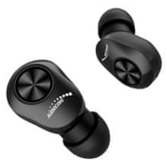 AUDIOCORE Slúchadlá TWS Bluetooth s nabíjacou stanicou čierna AC580 72148