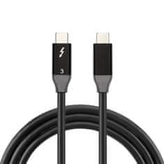 Northix Kábel USB-C na USB-C Thunderbolt 3 – 61 cm 