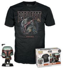 Funko POP & Tee: Star Wars - Bobba Fett (veľkosť trička L)