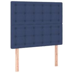 Petromila vidaXL Boxspring posteľ s matracom modrá 100x200 cm látka