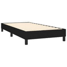 Vidaxl Posteľný rám boxspring s matracom čierny 90x190 cm látka