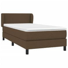 Petromila vidaXL Boxspring posteľ s matracom tmavohnedá 100x200 cm látka