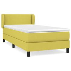 Petromila vidaXL Boxspring posteľ s matracom zelená 100x200 cm látka