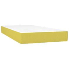 Petromila vidaXL Boxspring posteľ s matracom zelená 100x200 cm látka