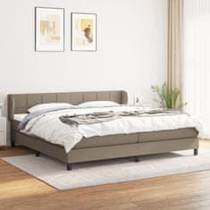 Petromila vidaXL Boxspring posteľ s matracom sivohnedý 200x200 cm látka