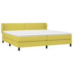 Petromila vidaXL Boxspring posteľ s matracom zelená 200x200 cm látka