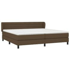 Petromila vidaXL Boxspring posteľ s matracom tmavohnedá 200x200 cm látka