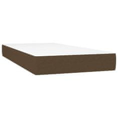 Petromila vidaXL Boxspring posteľ s matracom tmavohnedá 100x200 cm látka