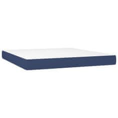 Petromila vidaXL Boxspring posteľ s matracom modrá 200x200 cm látka