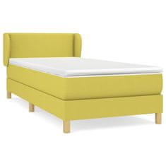 Petromila vidaXL Boxspring posteľ s matracom zelená 100x200 cm látka