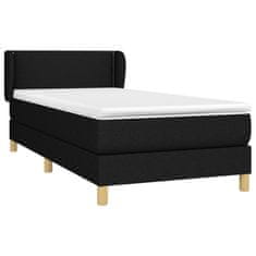 Petromila vidaXL Boxspring posteľ s matracom čierna 100x200 cm látka