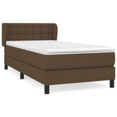 Petromila vidaXL Boxspring posteľ s matracom tmavohnedá 100x200 cm látka