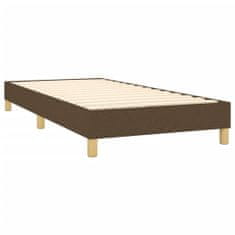 Petromila vidaXL Boxspring posteľ s matracom tmavohnedá 100x200 cm látka