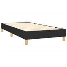 Petromila vidaXL Boxspring posteľ s matracom čierna 100x200 cm látka