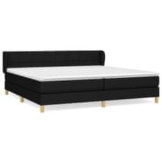 Petromila vidaXL Boxspring posteľ s matracom čierna 200x200 cm látka