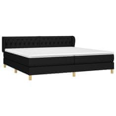 Petromila vidaXL Boxspring posteľ s matracom čierna 200x200 cm látka