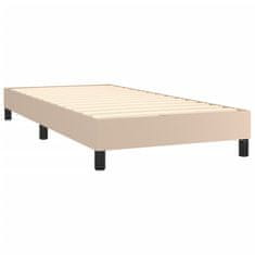 Petromila vidaXL Boxspring posteľ s matracom kapučínová 90x200 cm umelá koža