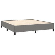 Petromila vidaXL Boxspring posteľ s matracom tmavosivá 160x200 cm látka