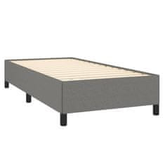 Petromila vidaXL Boxspring posteľ s matracom tmavosivá 90x200 cm látka