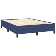 Petromila vidaXL Boxspring posteľ s matracom modrý 140x190 cm látka