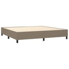 Petromila vidaXL Boxspring posteľ s matracom sivohnedý 200x200 cm látka