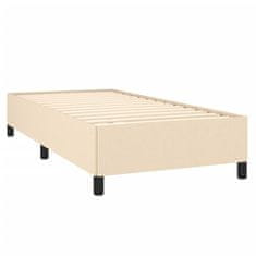 Petromila vidaXL Boxspring posteľ s matracom krémová 100x200 cm látka