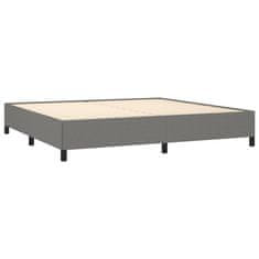 Petromila vidaXL Boxspring posteľ s matracom tmavosivá 200x200 cm látka