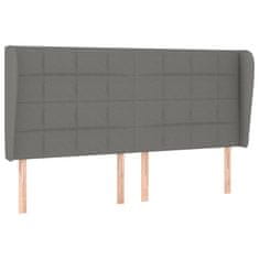 Petromila vidaXL Boxspring posteľ s matracom tmavosivá 160x200 cm látka