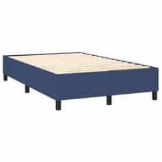 Petromila vidaXL Boxspring posteľ s matracom modrý 140x190 cm látka