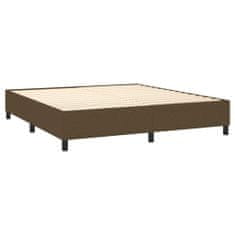 Petromila vidaXL Boxspring posteľ s matracom tmavohnedá 160x200 cm látka