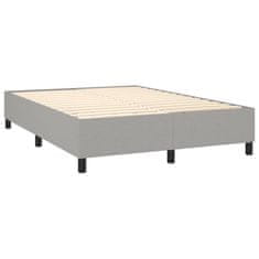 Petromila vidaXL Boxspring posteľ s matracom bledosivý 140x190 cm látka