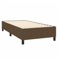 Petromila vidaXL Boxspring posteľ s matracom tmavohnedá 100x200 cm látka