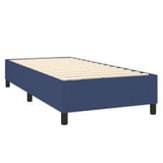 Petromila vidaXL Boxspring posteľ s matracom modrá 100x200 cm látka