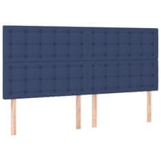 Petromila vidaXL Boxspring posteľ s matracom modrá 200x200 cm látka