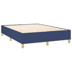 Petromila vidaXL Boxspring posteľ s matracom modrý 140x190 cm látka