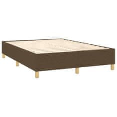 Petromila vidaXL Boxspring posteľ s matracom tmavohnedá 140x190 cm látka