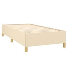 Petromila vidaXL Boxspring posteľ s matracom krémová 100x200 cm látka